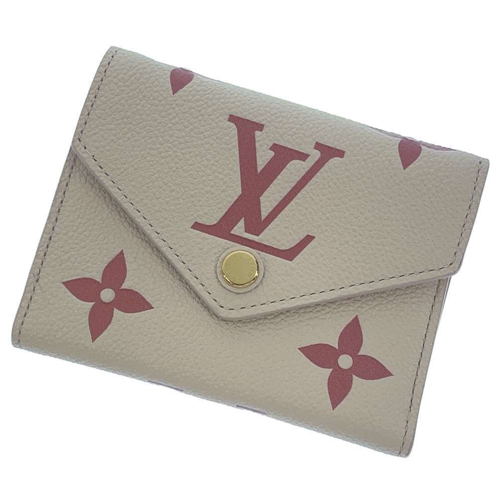 Louis Vuitton Monogram Empreinte Tri Wallet Portefeuille Victorine Two Tone